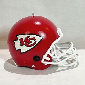 Kansas City Chiefs Helmet Ornament 2022 Hallmark Keepsake With Sound NFL New KC